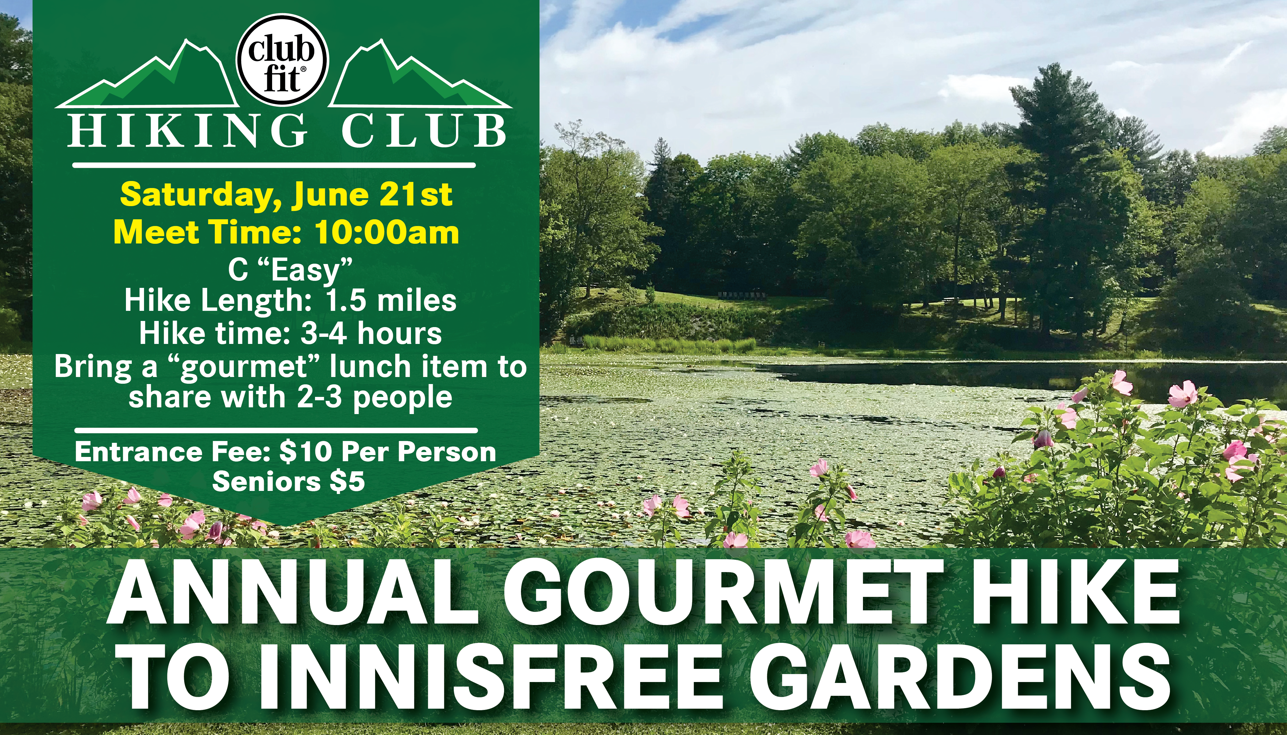 Annual Gourmet Hike to Innisfree Gardens